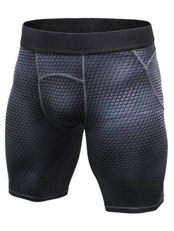 Buy the Men's Compression Muscle Gym Shorts / Black / S. Shop Training Shorts Online - Kewlioo color_black