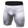 Buy the Men's Compression Muscle Gym Shorts / White / S. Shop Training Shorts Online - Kewlioo color_white