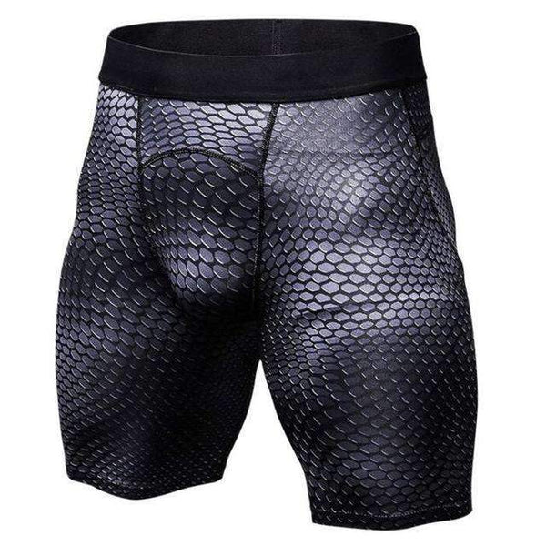 Men's Compression Muscle Gym Shorts photo #6