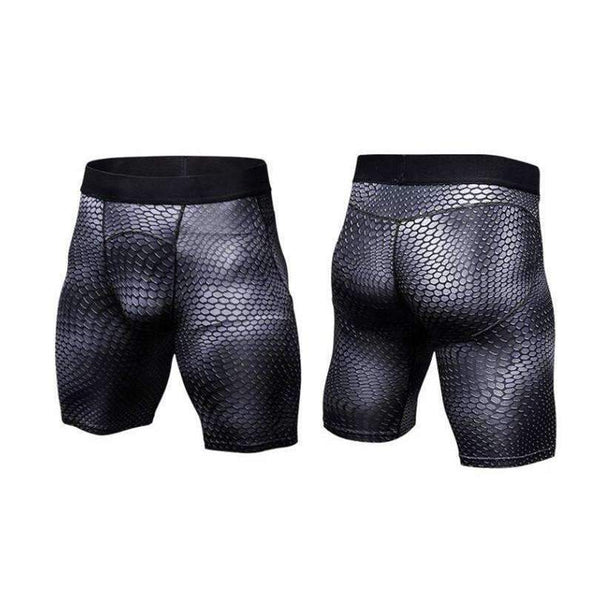 Men's Compression Muscle Gym Shorts photo #7