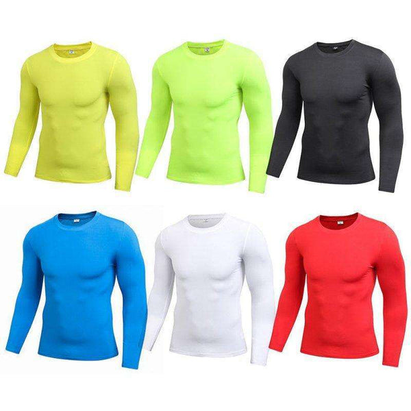 Men's Blank Long Sleeve Compression Top photo #10