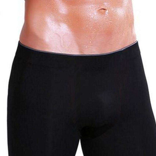 Pantalon de sauna long en néoprène pour perte de poids pour hommes photo #2