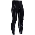 Buy the Men's Blackout Compression Pants / Black/Grey / S. Shop Compression Leggings Online - Kewlioo