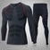 Buy the Men's Compression Training Suit / Black/Red / L. Shop Compression Suit Online - Kewlioo nobg