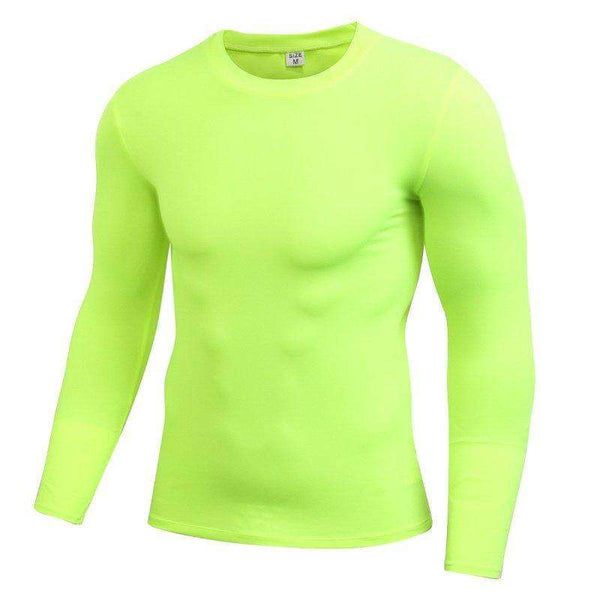 Men's Blank Long Sleeve Compression Top photo #5