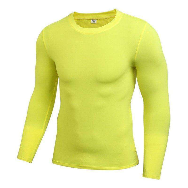 Men's Blank Long Sleeve Compression Top photo #17