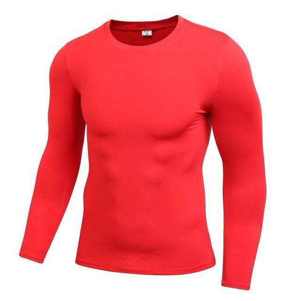 Men's Blank Long Sleeve Compression Top photo #21