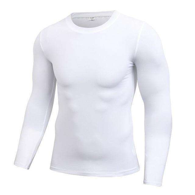 Buy Men's Blank Long Sleeve Compression Top Online! – Kewlioo