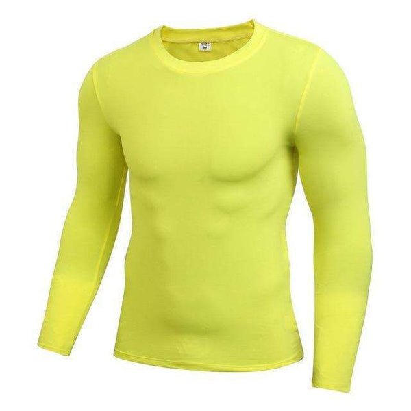 Men's Blank Long Sleeve Compression Top photo #8
