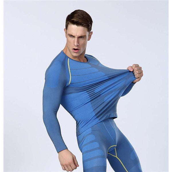 Men's Long Sleeve Instant Slimming T-Shirt photo #8