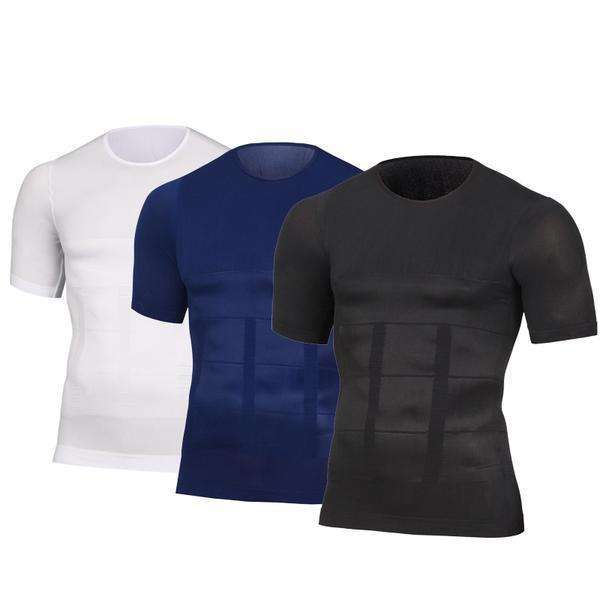 Mens Body Shaper Slimming Shirt photo #12