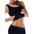 Buy the Womens Neoprene Weight-Loss Top / Black / S. Shop Weight Loss Tops Online - Kewlioo color_black