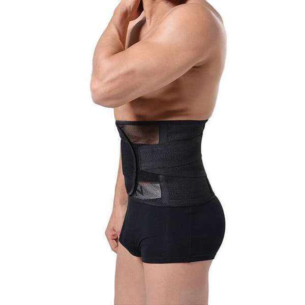 Corset de ceinture amincissante respirant pour hommes photo #2