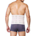 Buy the Men's Breathable Body Shaper Slimming Belt Corset / White / M. Shop Shapers Online - Kewlioo color_white