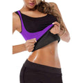 Buy the Womens Neoprene Weight-Loss Top / Purple / S. Shop Weight loss tops Online - Kewlioo color_purple