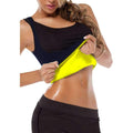 Buy the Womens Neoprene Weight-Loss Top / Black / S. Shop Weight loss tops Online - Kewlioo color_black-yellow